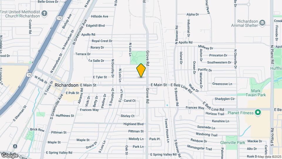 530 E Tyler St Map and Location Details