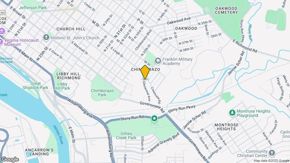 3704 Glenwood Ave Map and Location Details