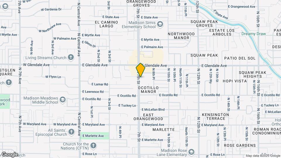 6767 N 7th St Map and Location Details