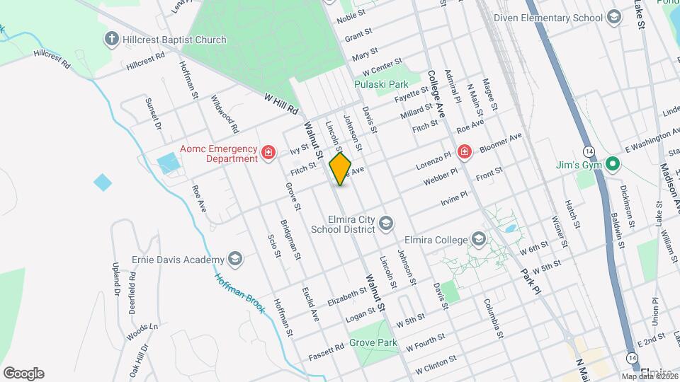 964 Walnut St Map and Location Details