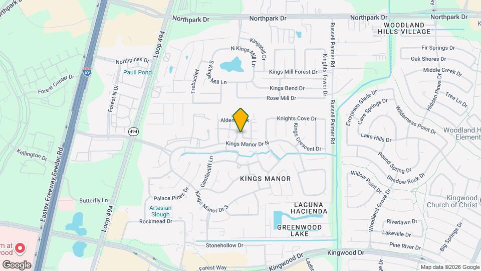 26885 Kings Park Hollow Dr Map and Location Details