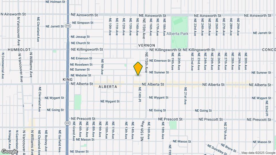 5105 NE 14th Pl Map and Location Details