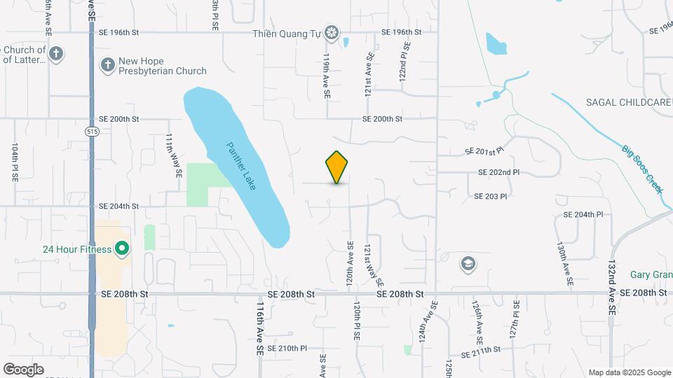 11913 SE 203rd St Map and Location Details