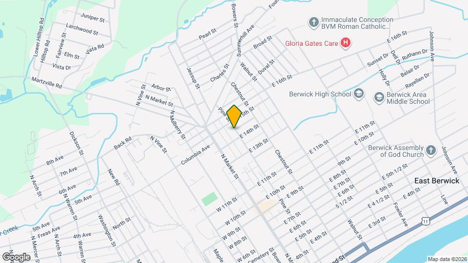 1413 Pine St, Unit 1413 Mapa y Detalles de la Ubicación