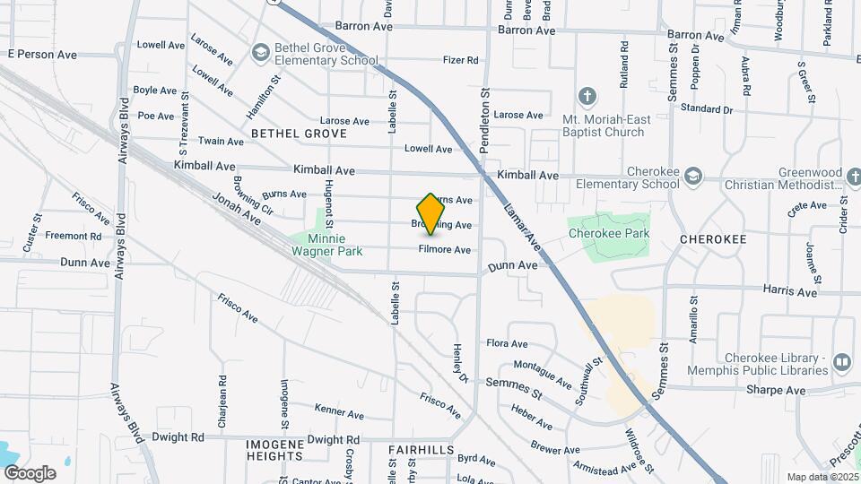 2708 Filmore Ave Map and Location Details