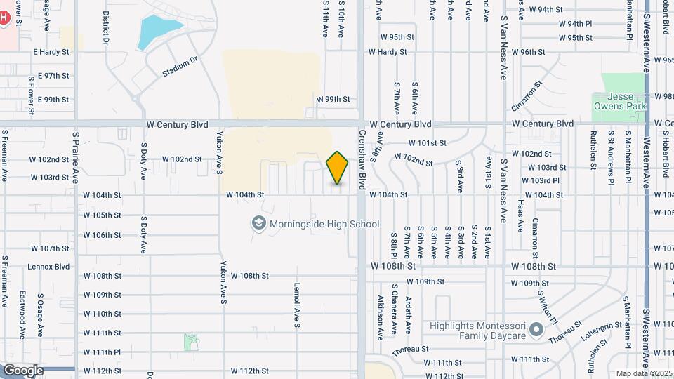 10239 S 10th Ave Map and Location Details