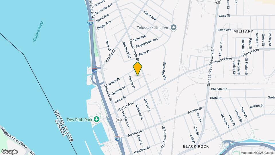 128 Garfield St Mapa y Detalles de la Ubicación