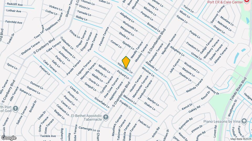 2147 Vancouver Ln Map and Location Details