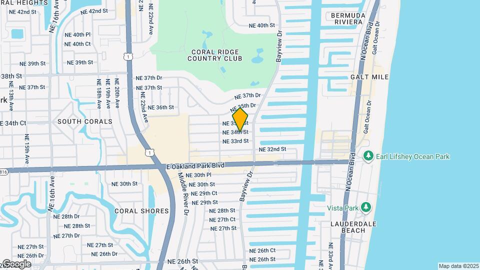 2740 NE 34th St Map and Location Details