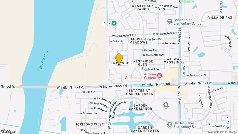 11215 W Heatherbrae Dr Map and Location Details