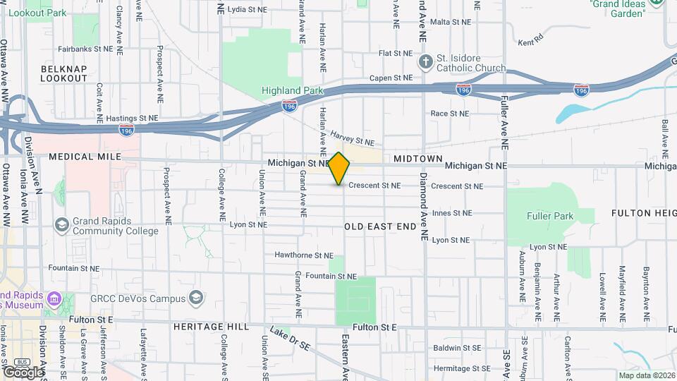 752 Crescent St NE Map and Location Details