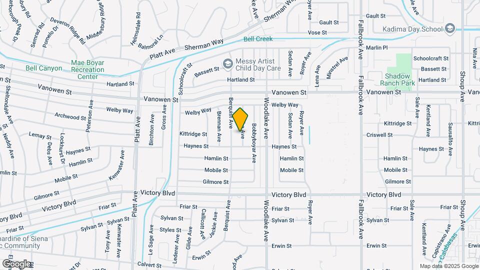 6629 Melba Ave, Unit APT# 2-OJ Map and Location Details