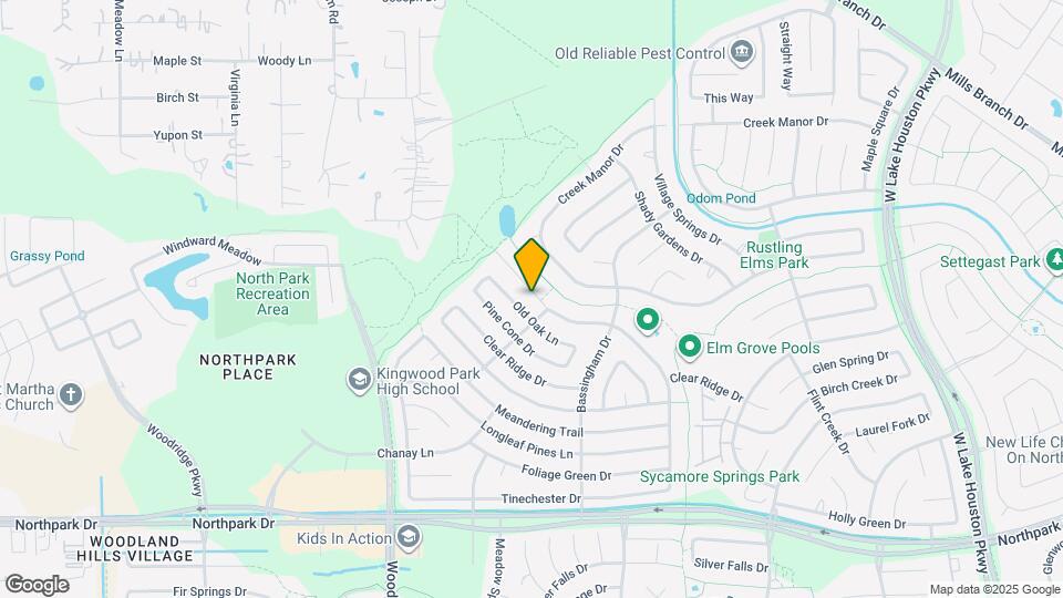 2318 Friarwood Trail Map and Location Details