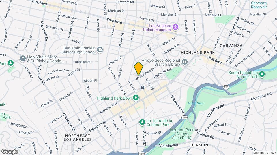 1914 N Avenue 52 Map and Location Details