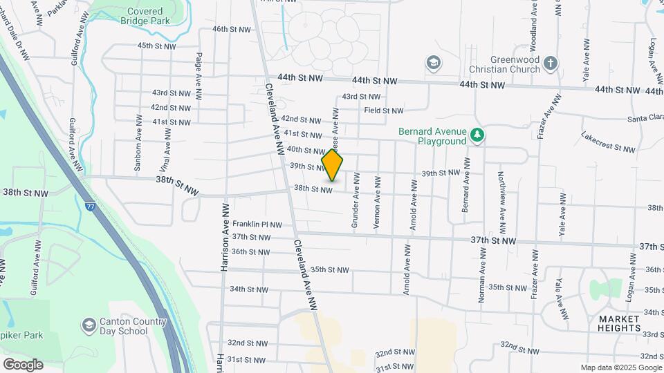 1619 38th St NW, Unit 1619 Map and Location Details