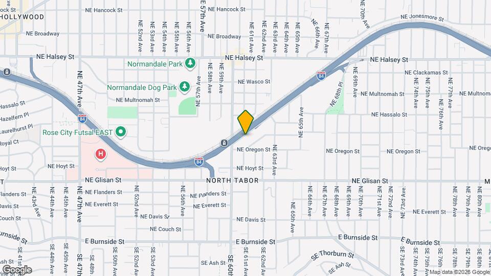 6056 NE Willow St Map and Location Details