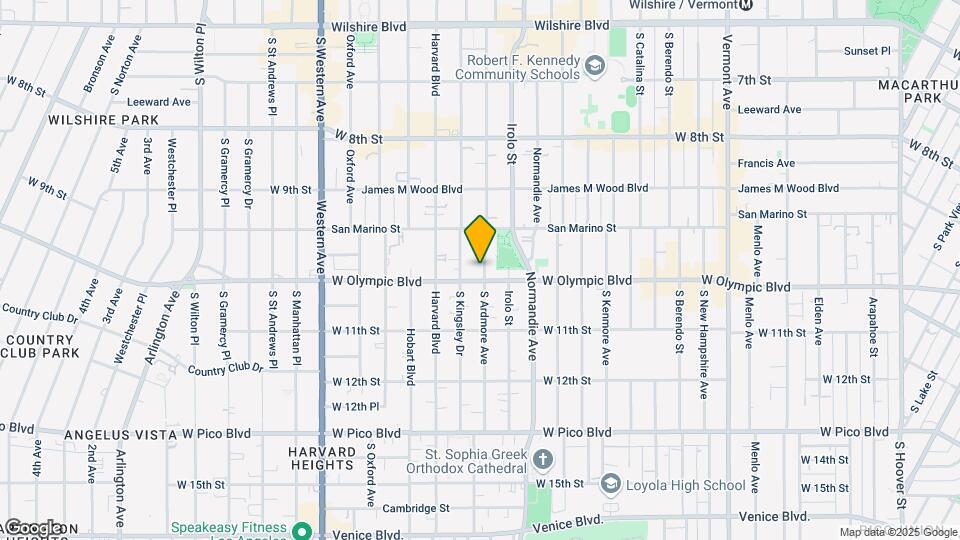 989 S Ardmore Ave Map and Location Details