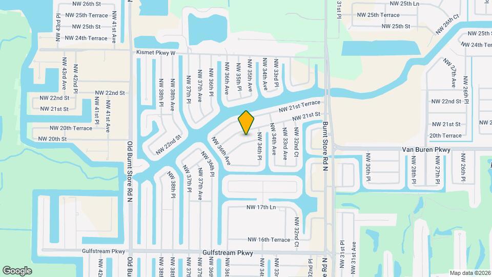 3507 NW 19th Terrace Mapa y Detalles de la Ubicación