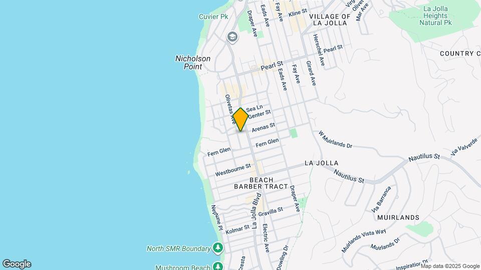 7135 Olivetas Ave Map and Location Details