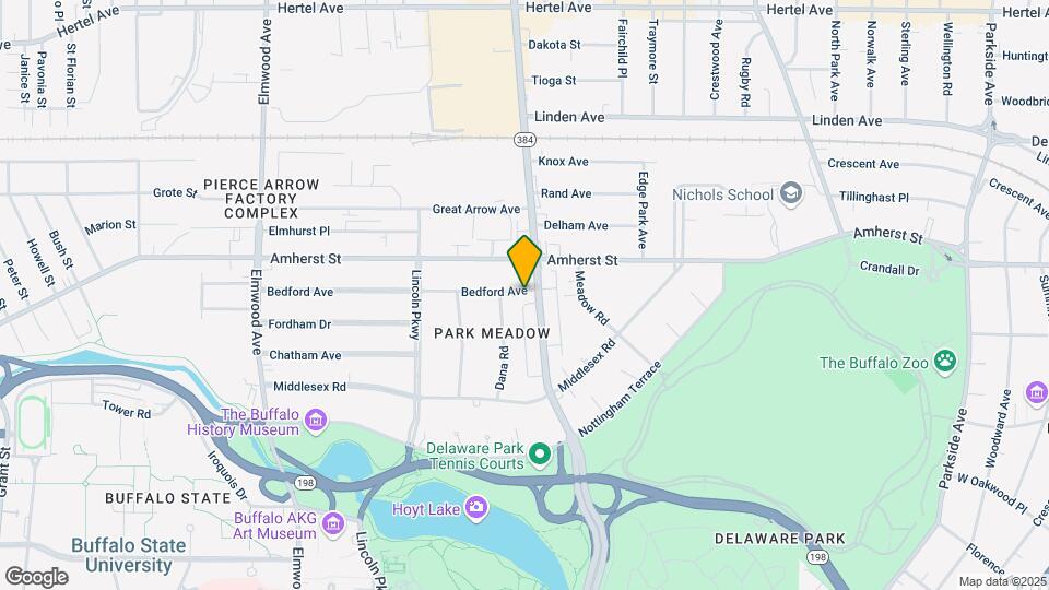 2040 Delaware Ave Map and Location Details
