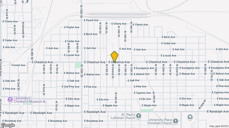 745 N Central St Map and Location Details
