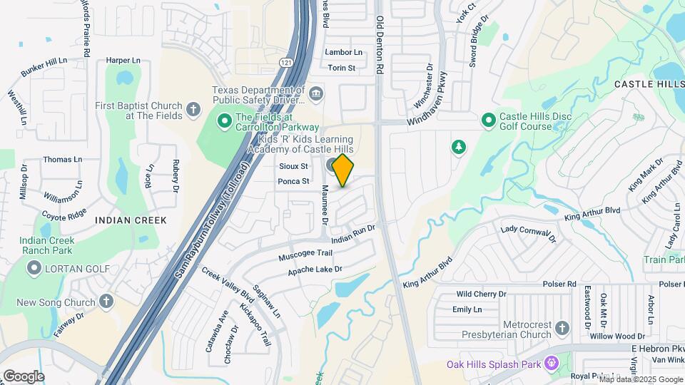1045 Chickasaw Dr Map and Location Details