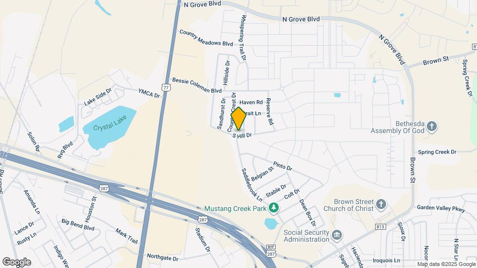 319 S Hill Dr Map and Location Details