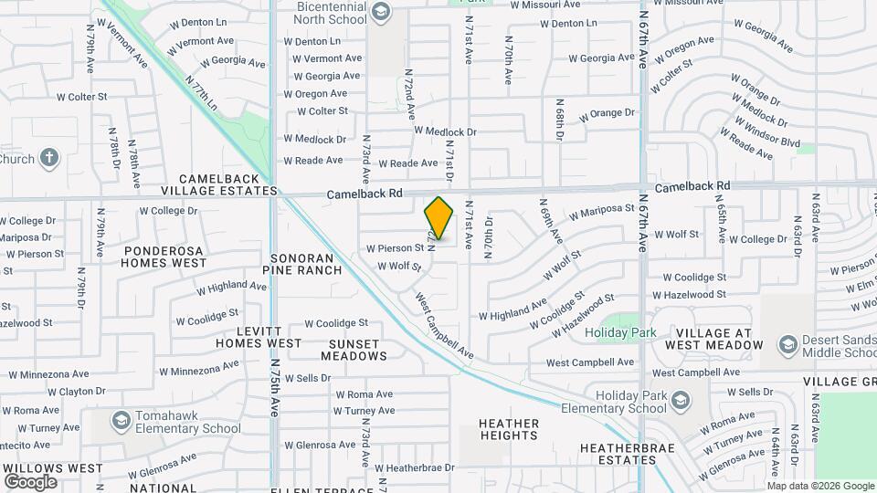7132 W Wolf St Map and Location Details