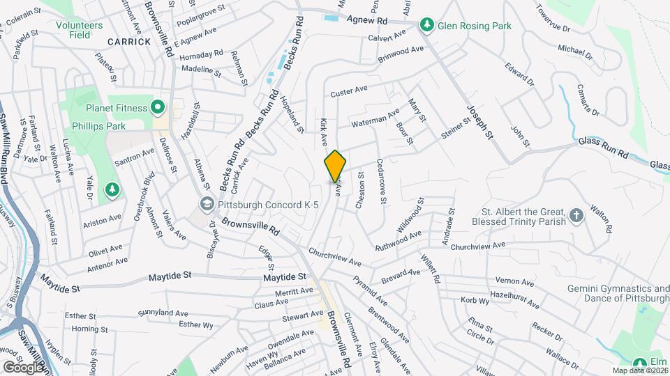 211 Spencer Ave Mapa y Detalles de la Ubicación