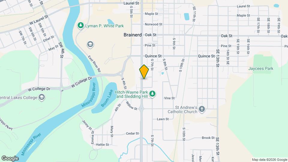 1005 S 6th St Map and Location Details