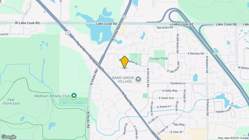 689 E Whispering Oaks Ct Map and Location Details