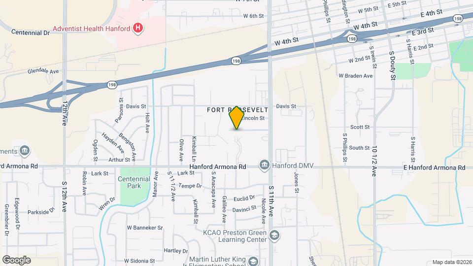 829 Washington St Map and Location Details