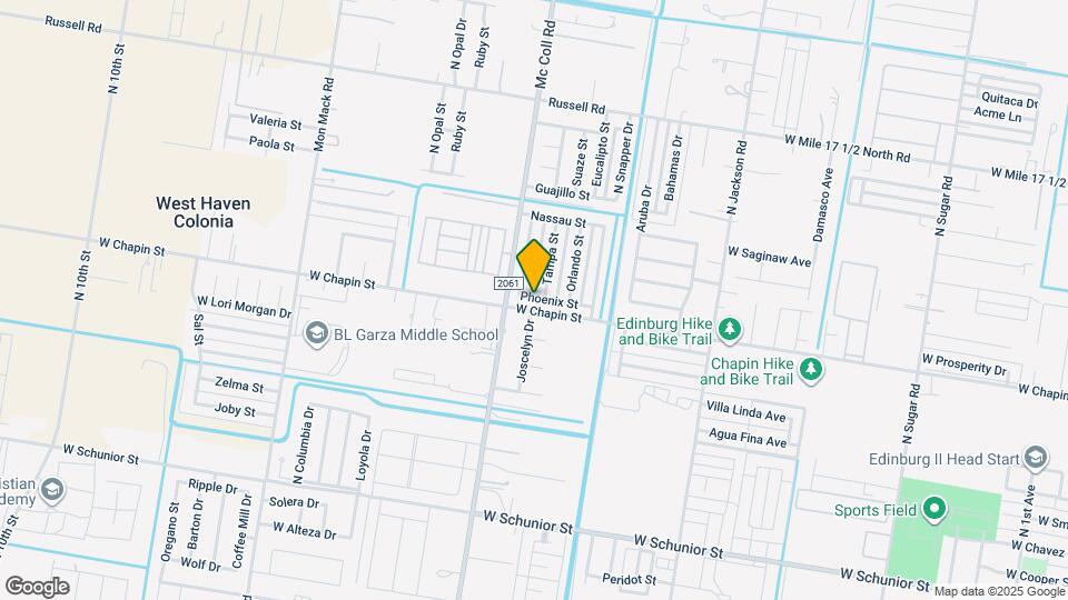 2810 Phoenix St Map and Location Details