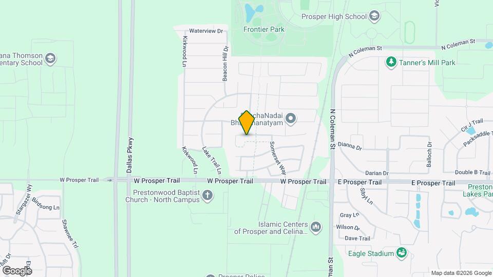 721 Berkshire Dr Map and Location Details