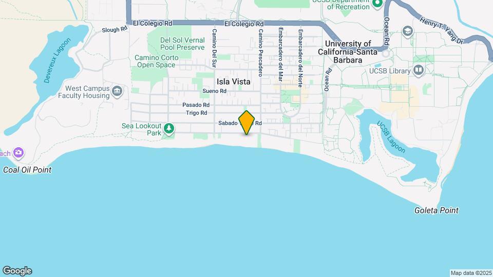 6631 Del Playa Dr Map and Location Details