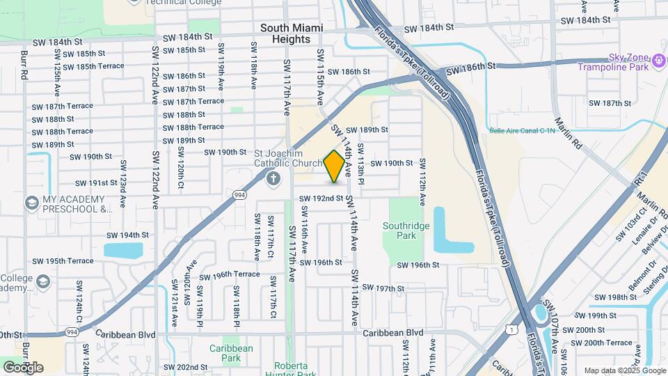 11430 SW 191st Ter Map and Location Details