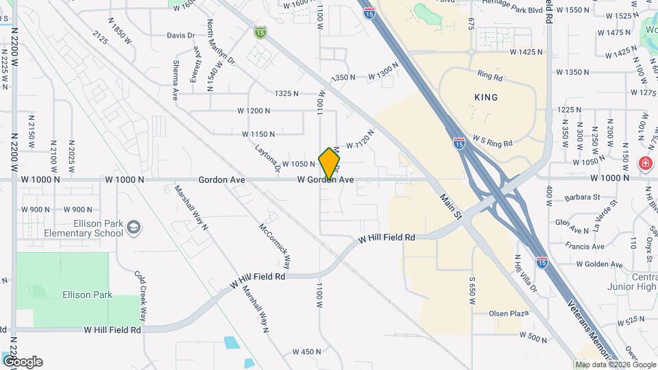 1171 W Gordon Ave Map and Location Details