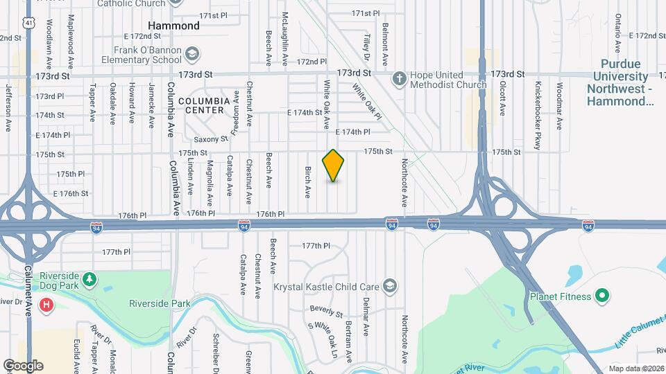 7547 White Oak Ave Map and Location Details