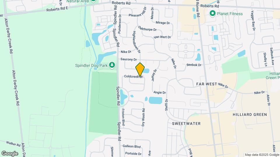 5775 Coldcreek Dr Map and Location Details