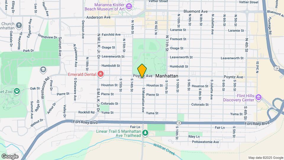 106 S Manhattan Ave Map and Location Details