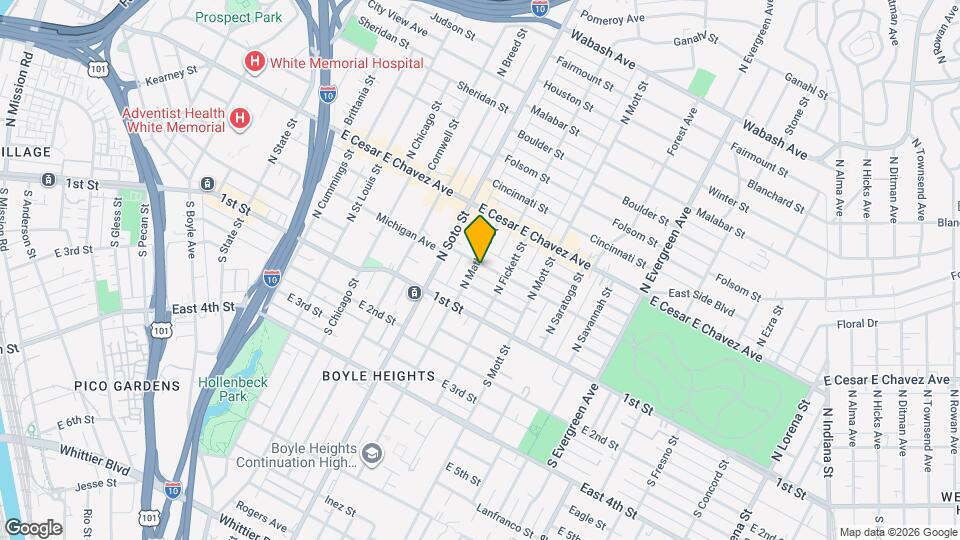 2500 Michigan Ave Map and Location Details