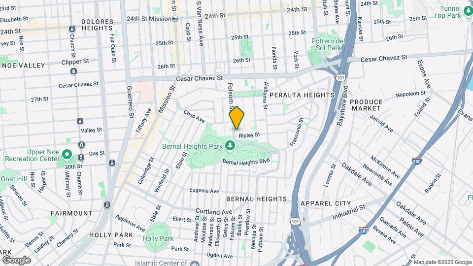 3357 Folsom St Mapa y Detalles de la Ubicación