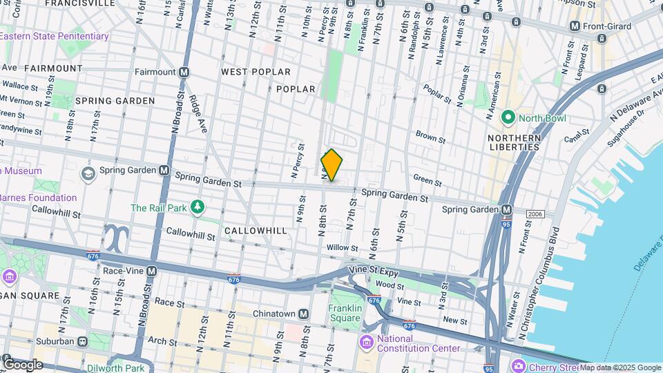 741 Spring Garden St Map and Location Details