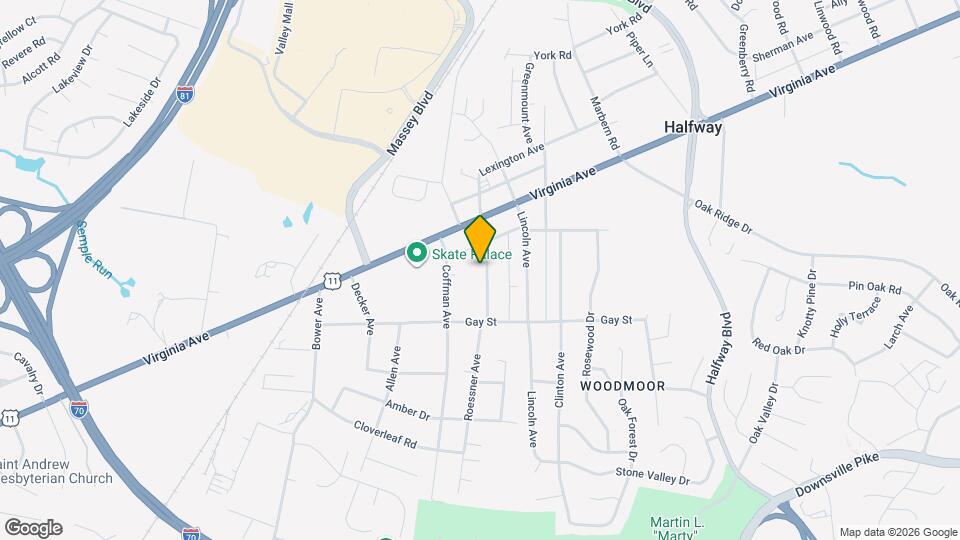 11026 Roessner Ave Map and Location Details