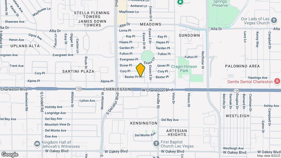 4513 Baxter Pl Map and Location Details