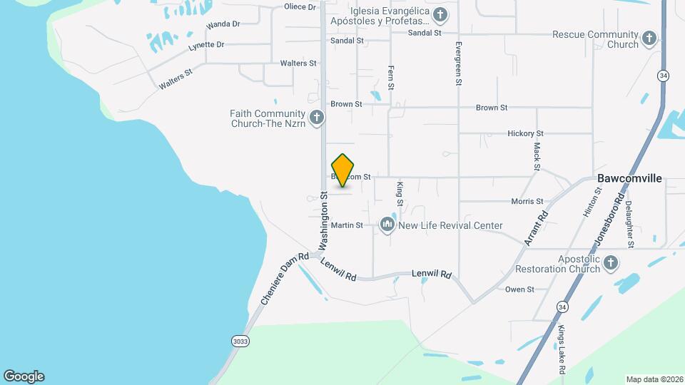 1107 Washington St Map and Location Details