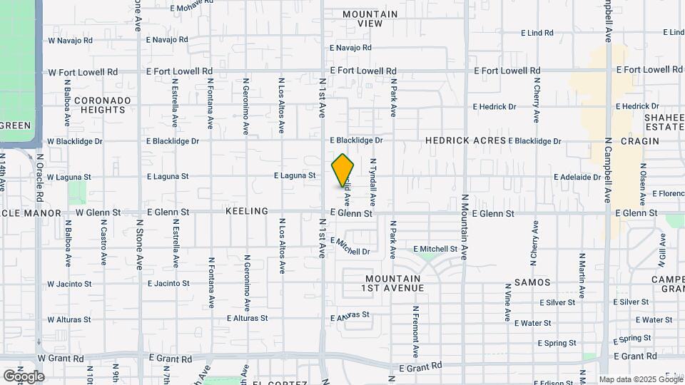 2837 N Euclid Ave Map and Location Details