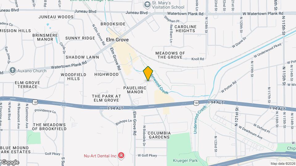 13070 W Bluemound Rd Map and Location Details