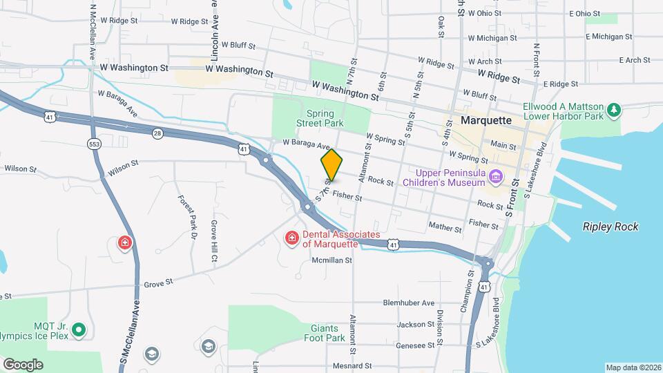 526 Fisher St Mapa y Detalles de la Ubicación