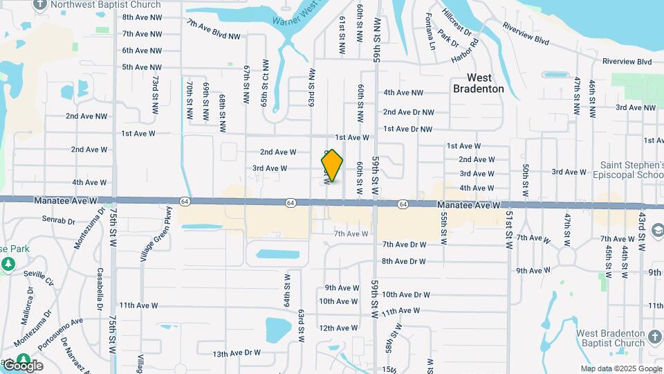 407 62nd St W Map and Location Details
